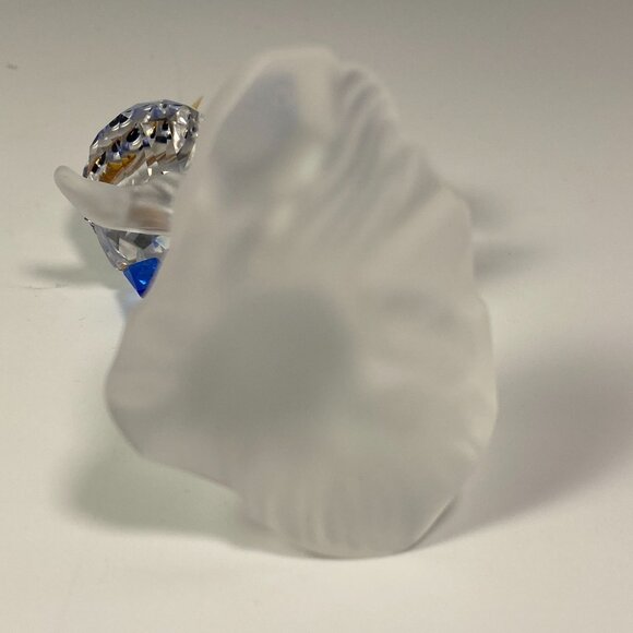 Swarovski Crystal Blue Malachite Kingfishers Figurine 623323 Mint Condition - Picture 9 of 9